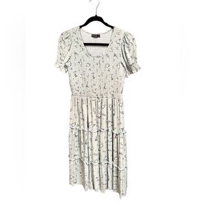 Mikarose Green Puff Sleeve Sundress